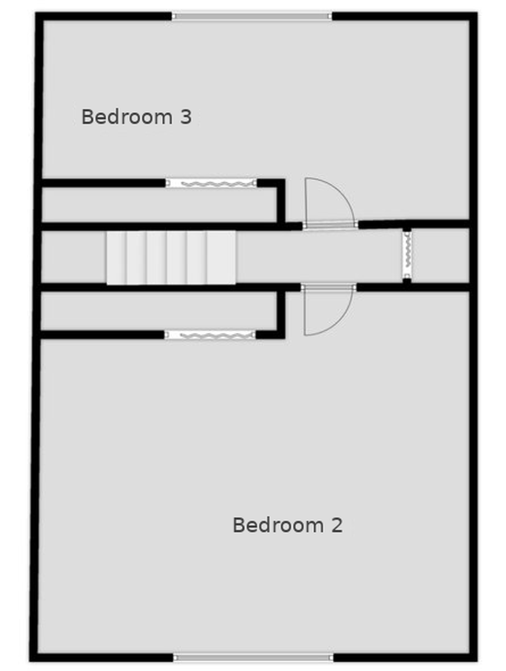 Upstairs floor plan